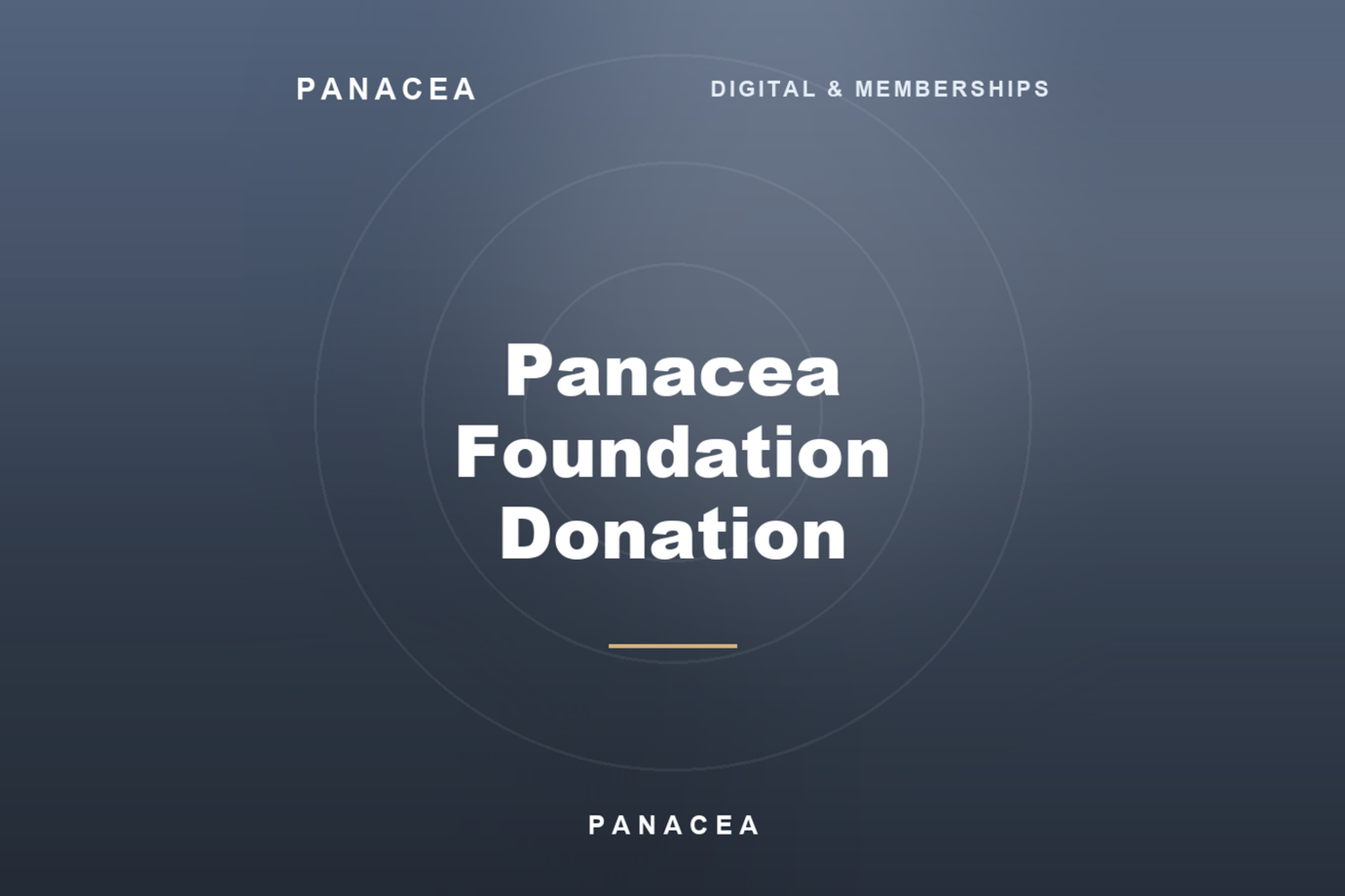 Picture of Panacea Foundation Donation